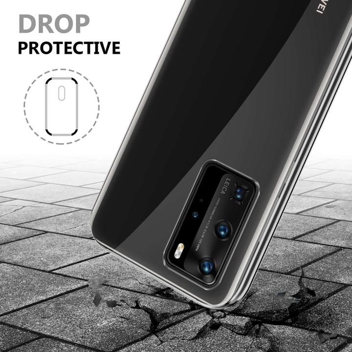 Image du produit Cadorabo Coque pour Huawei P40 PRO / P40 PRO+ TPU 360 Grad Case (Huawei P40 Pro+)