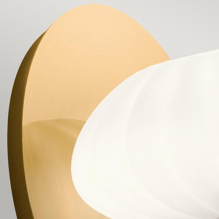 Produktbild Elstead Lighting Pim LED Wandleuchte G9 Fuchs-Gold Satinierter, ummantelter Opal IP44 (300 lm, G9)