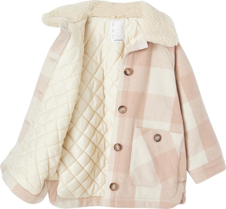 Immagine prodotto Vertbaudet Giacca a scacchi per bambine, maglia a quadri (98, 104)