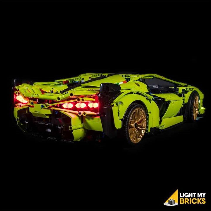 Light my bricks LED Licht Set für LEGO Lamborghini Sián FKP 37
