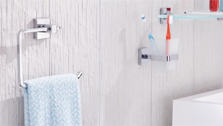 Produktbild tesa DELUXXE Handtuchring inkl. Klebelösung ohne Bohren