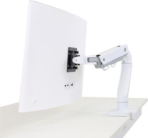 Actual product image Ergotron HX Desk Arm, Low-Profile Top Mount C-Clamp - Mounting Kit (Articulating Arm, Clamp (Table, 49")