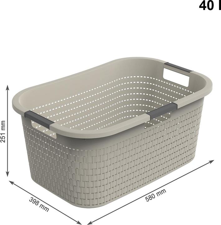 Produktbild Rotho 2er Set Wäsche COUNTRY (40 l)