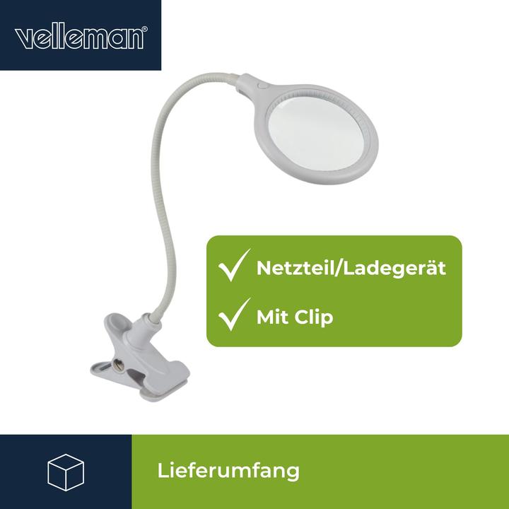 Actual product image Velleman Magnifier lamp
