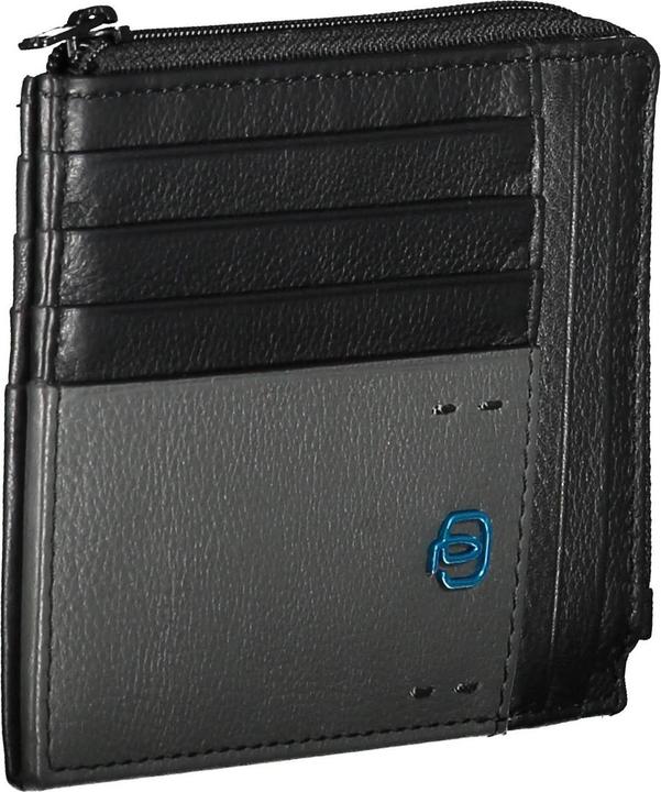 Actual product image Piquadro Akron, Leather Wallet, PU3891AOR-N, Black, For Men