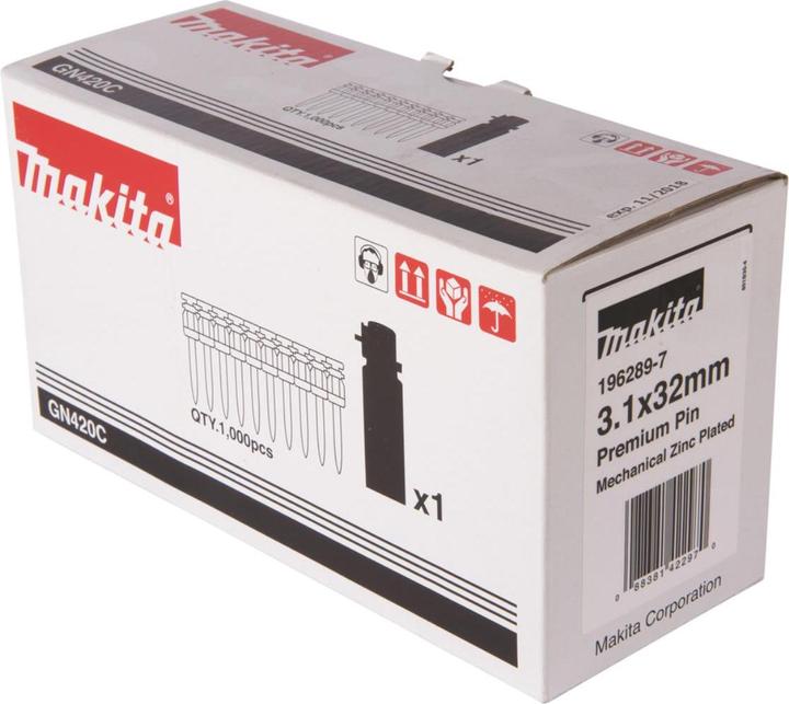 Makita Betonnagel 3,1x32mm HC6 + Gas
