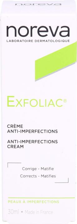 Actual product image Noreva Exfoliac cream against impure skin, 30 ml Cream (30 ml)