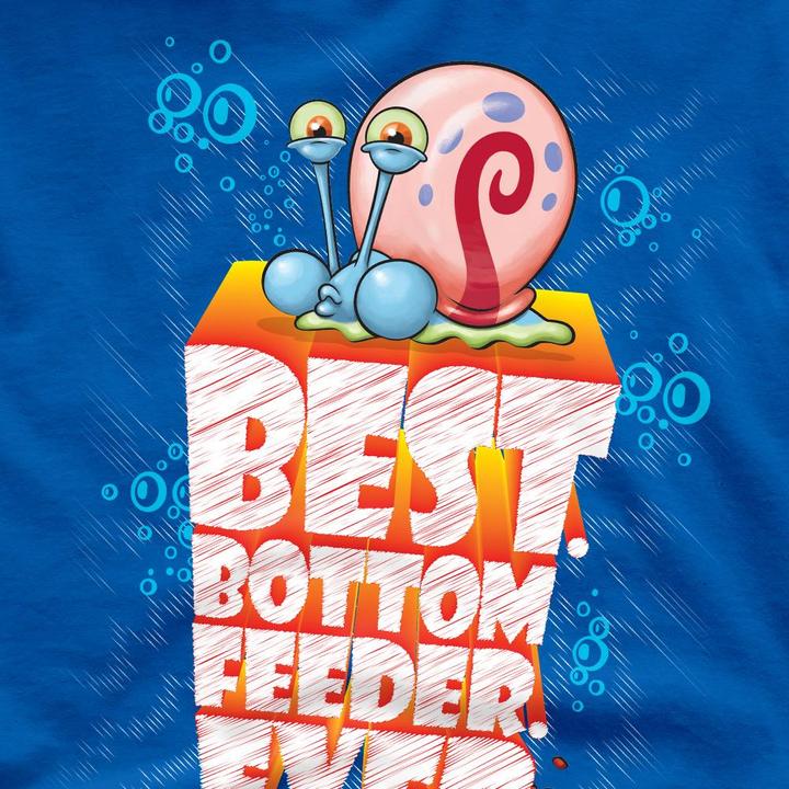 Immagine prodotto Spongebob Squarepants Best Bottom Feed Ever Maglietta Uomo (4XL)