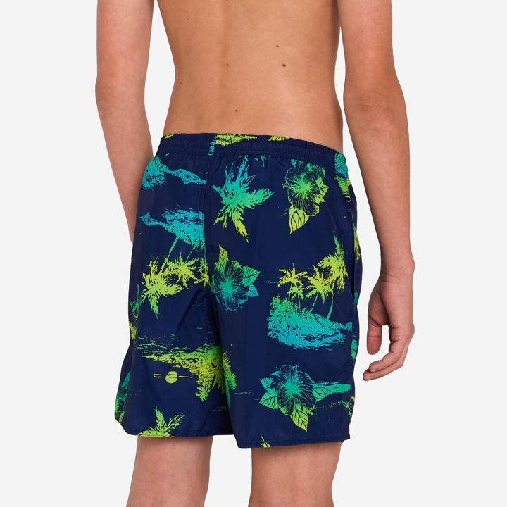 Actual product image Olaian Boardshorts Surfen Jungen mit Taschen 100 Stories dunkelblau (10, 11, 12)