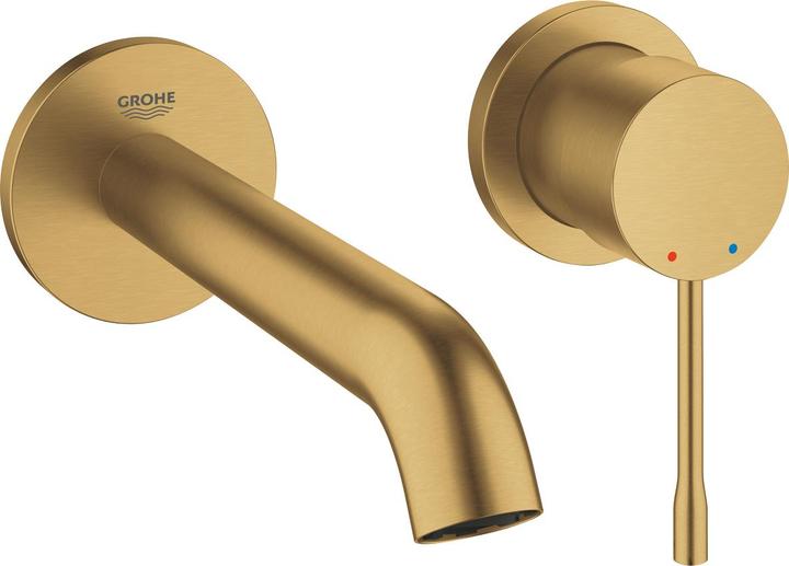 Grohe 2-Loch-Waschtischbatterie ESSENCE Ausldg 183mm co sun gebü