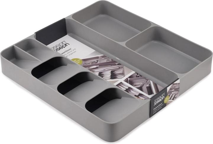 Actual product image Joseph Joseph DrawerStore Cutlery tray, grey, 38.4x39.7x5.3cm