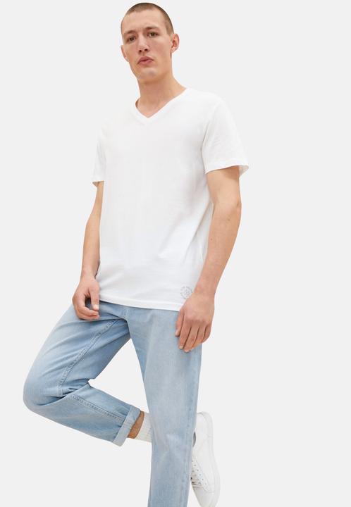 Produktbild Tom Tailor T-Shirt 2er Pack T-Shirts V-Neck Basic TT Tee (3XL)
