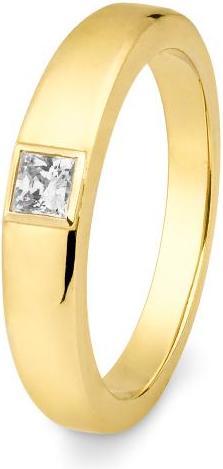 Breuning RING - BRILL. 0,25 Ct. H/si (68, 750/18 K Gold)