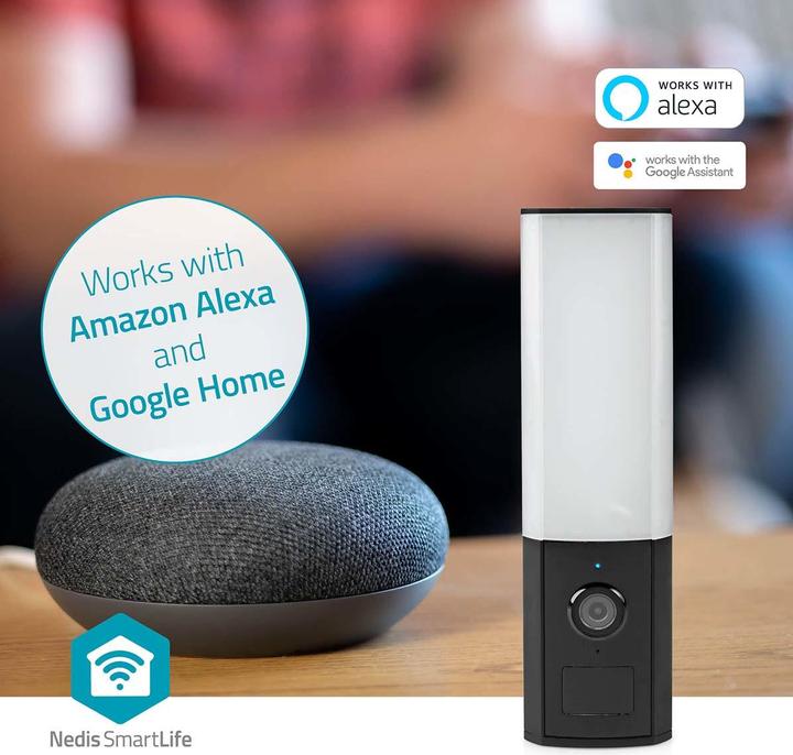 Actual product image Nedis SmartLife Outdoor Camera | Wi-Fi | Ambient Light | Full HD 1080p | IP65 | Cloud Storage (optionala (1920 x 1080 Pixels)