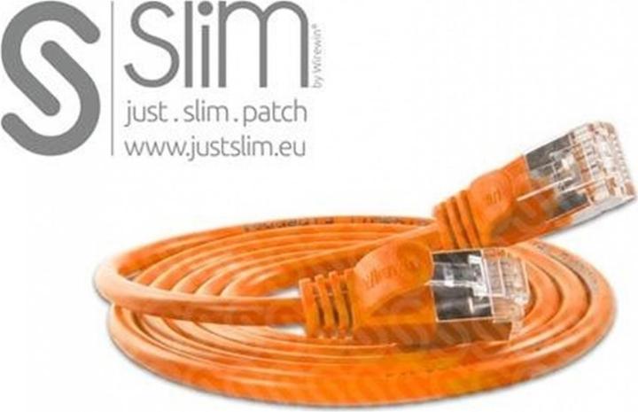 Immagine prodotto Wirewin Cavo patch sottile: F/FTP, 7,5m, arancione (U/FTP, CAT6, 7.50 m)