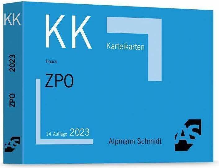 Produktbild Karteikarten ZPO (64 x)
