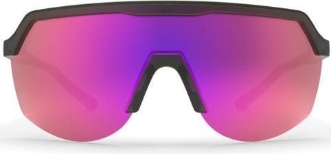 Actual product image Blank Sunglasses - Moss Green (Moss green mat, Red)