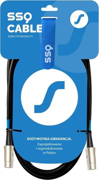 Actual product image SSQ MIDI2 SS-1418 Cable MIDI 5-pin - MIDI 5-pin 2 m Black (2 m, MIDI)