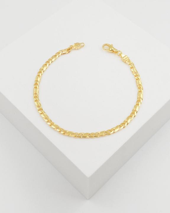 Produktbild Muau 8er-Kette (19 cm, Gelbgold)