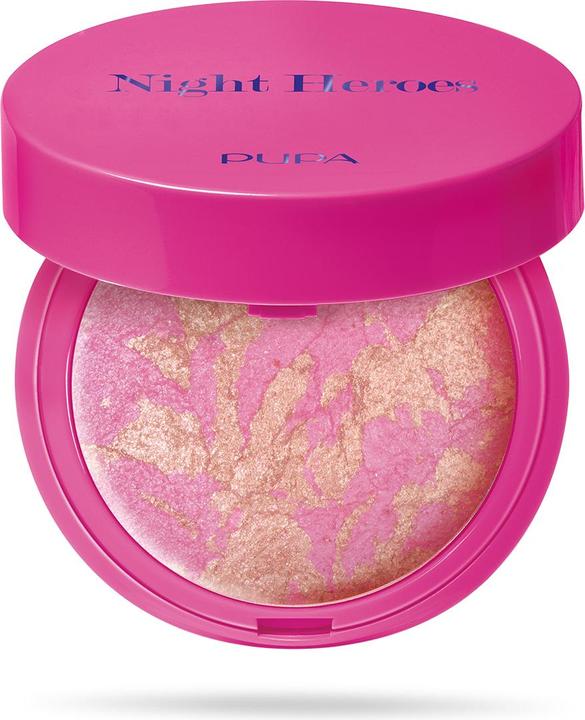 Actual product image Pupa Milano Night Heroes Highlighter Blush - 2 Grams (001 Irriverent Attitude, Highlighter)
