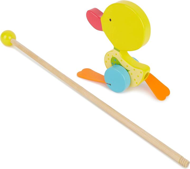 Produktbild Bieco Schiebespielzeug Watschelente, gelb