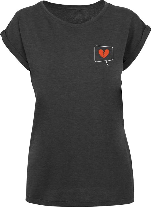 Merchcode Ladies Heartbreak X Extended Shoulder Tee - 111573