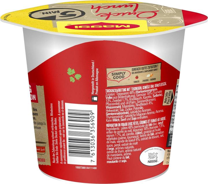 Actual product image Maggi Quick Lunch Pasta Bolognese (60 g)