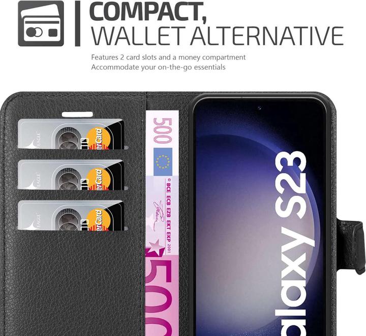 Produktbild Cadorabo Hülle für Samsung Galaxy S23 mit Standfunktion und Magnet (Samsung Galaxy S23)