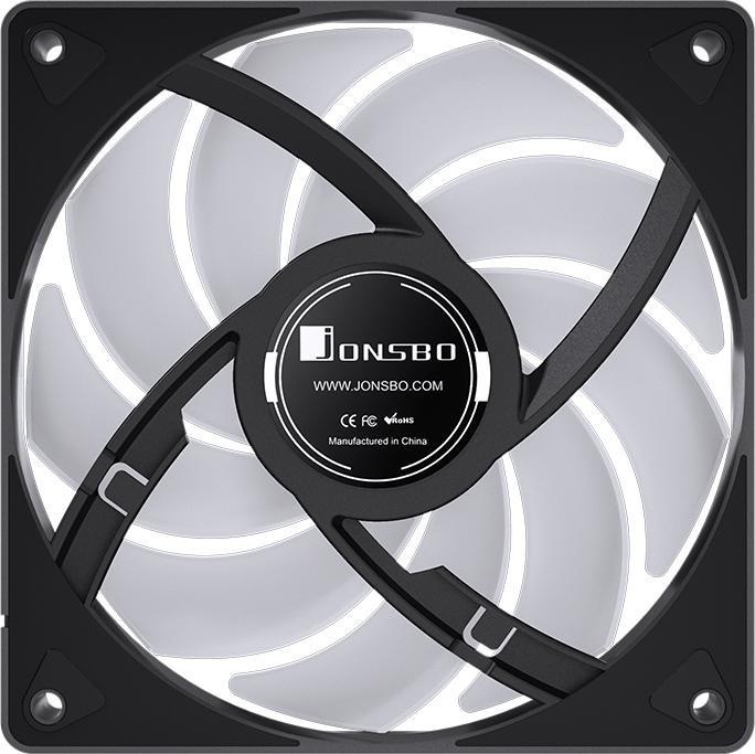Actual product image Jonsbo CR-1000 EVO CPU cooler, ARGB - black (154 mm)