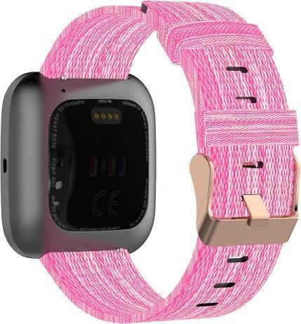 Produktbild Cover-Discount Fitbit Versa - Nylon Armband pink (Nylon)