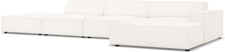 Image du produit Micadoni Bouclé Canapé D'Angle Droit, "Jodie", 5 Places, 341x166x70Fabriqué en Europe (Canapé d'angle)