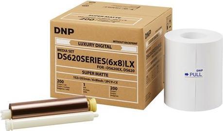 DNP Paper Super Mat 1 roll each 200 pcs. 15x20 for DS620 (200 x, 15 x 20 cm)