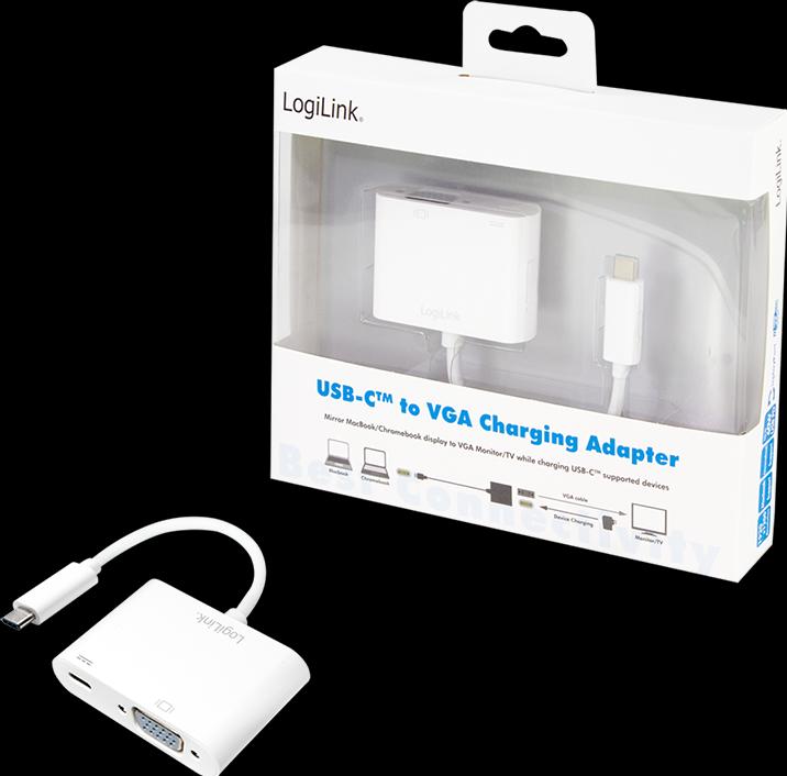 Actual product image LogiLink USB Typ-C zu (VGA, 5.91 cm)