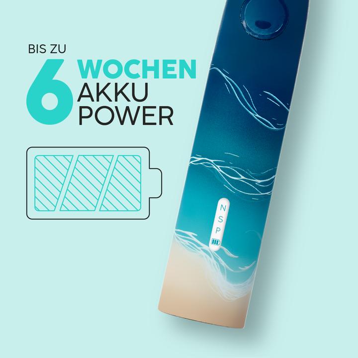 Produktbild happybrush ECO VIBE 3 Starterkit Ocean (Schallzahnbürste)