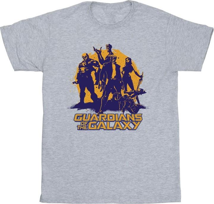 Guardians of the Galaxy Sunset Guardians TShirt Jungen (140, 146)