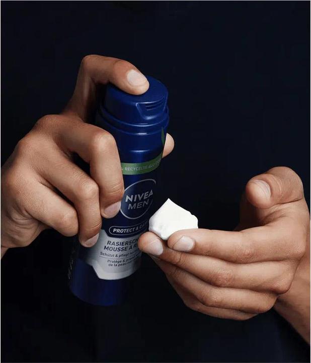 Produktbild NIVEA MEN Protect & Care Rasierschaum (200 ml, Rasierschaum)