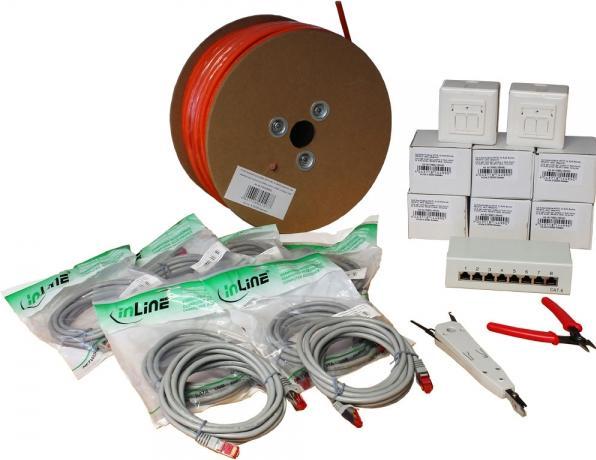 Produktbild InLine Cat.6 Network Installation Kit - Speicher-Installationskit