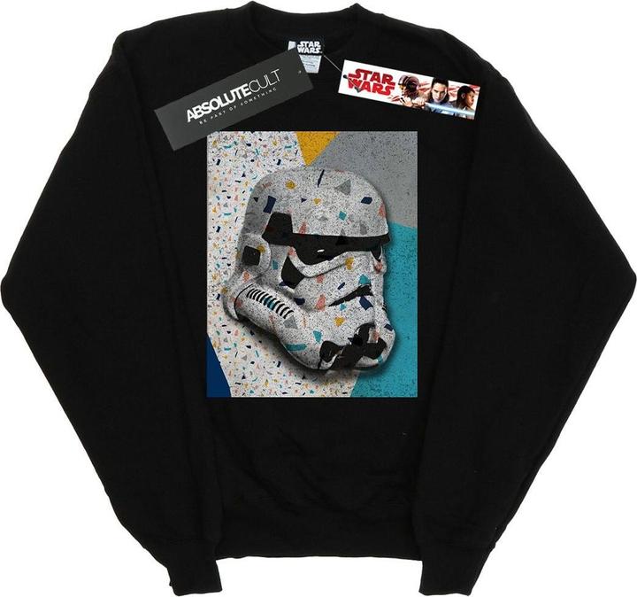 Star Wars Stormtrooper Pattern Helmet Sweatshirt (L)