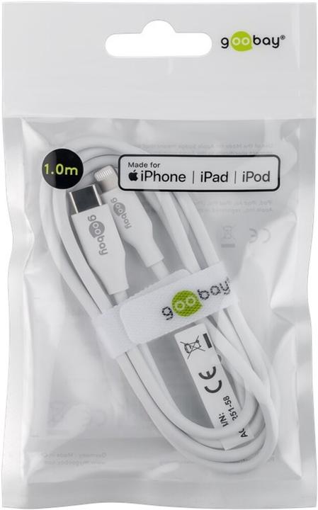 Actual product image Goobay USB C – Lightning (2 m, USB 2.0)