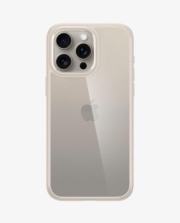 Actual product image Spigen Ultra Hybrid case for iPhone 15 Pro - natural titanium (Apple iPhone 15 Pro)