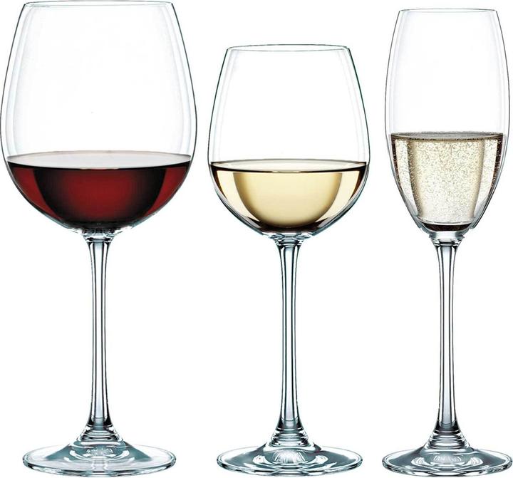 Produktbild Nachtmann Vivendi Weinglas 18-er Set (18 Gläser, Rotweingläser, Weissweingläser)
