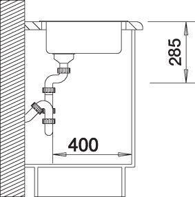 Produktbild Blanco Rondo (Einbauspüle, 45 cm, 45 cm)