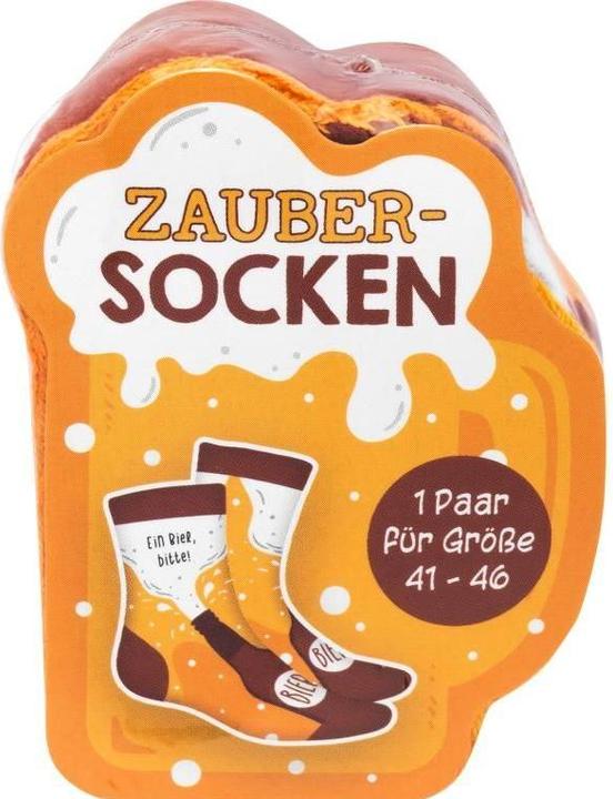 Produktbild Sheepworld Zaubersocken Motiv Bier, 1 Paar für Grösse 41-46 (L, 41 - 46)