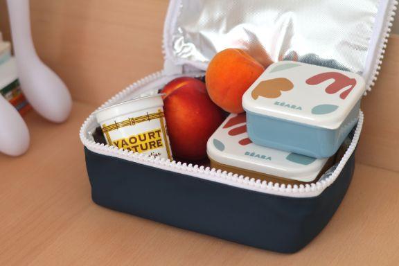 Actual product image Beaba Snacktasche isotherm Faro Matchagrün
