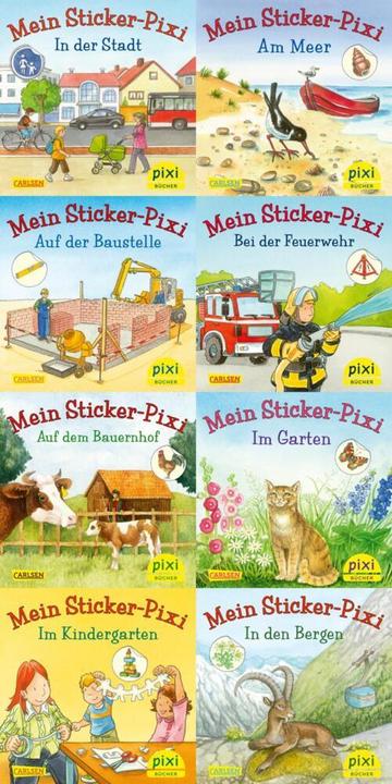 Produktbild Pixi-Bundle 8er Serie 199. Meine Sticker-Pixis