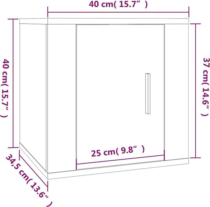 Produktbild VidaXL Elio (100 x 34.5 x 40 cm)