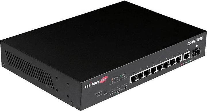 Produktbild edimax 10 Port Gigabit PoE+ Web Smart Managed Switch mit 100 Watt 10-Port Gigabit PoE+ Web Smart Switch für (10 Ports)