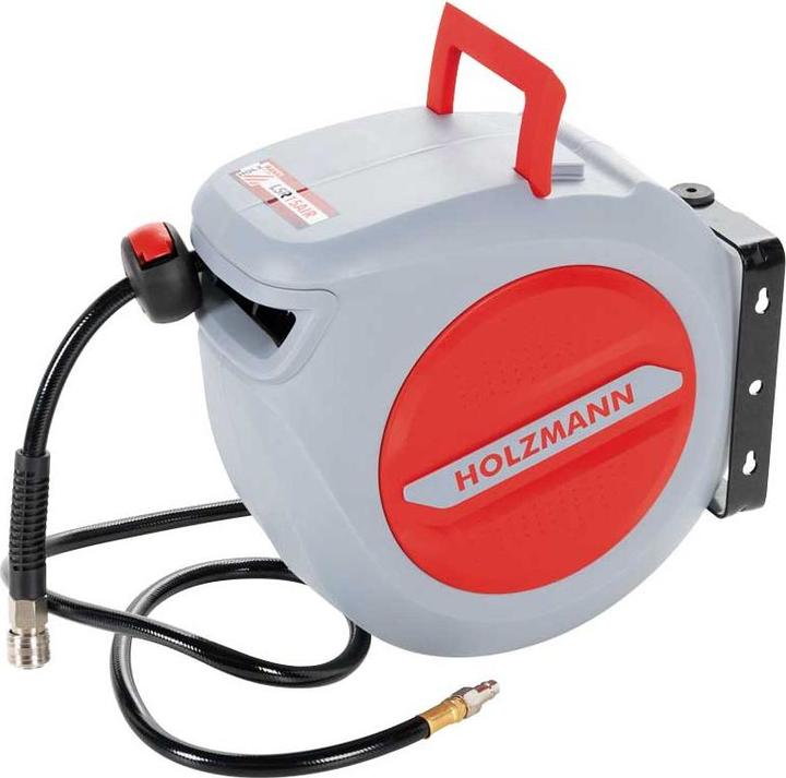 Actual product image Holzmann Machines LSR15AIR Compressed air hose reel 17 bar