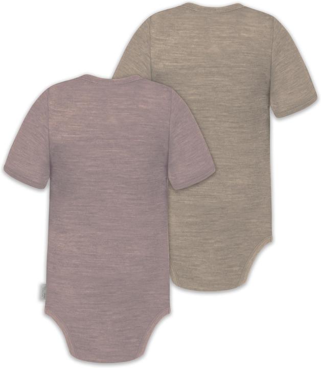 Immagine prodotto Normani Set di 2 body baby merino a maniche corte "Tihoi" - 9317 (62)