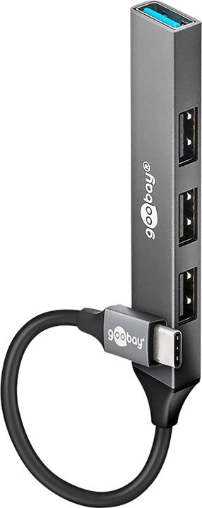 Actual product image Goobay Slim (USB-C, 4 Ports)